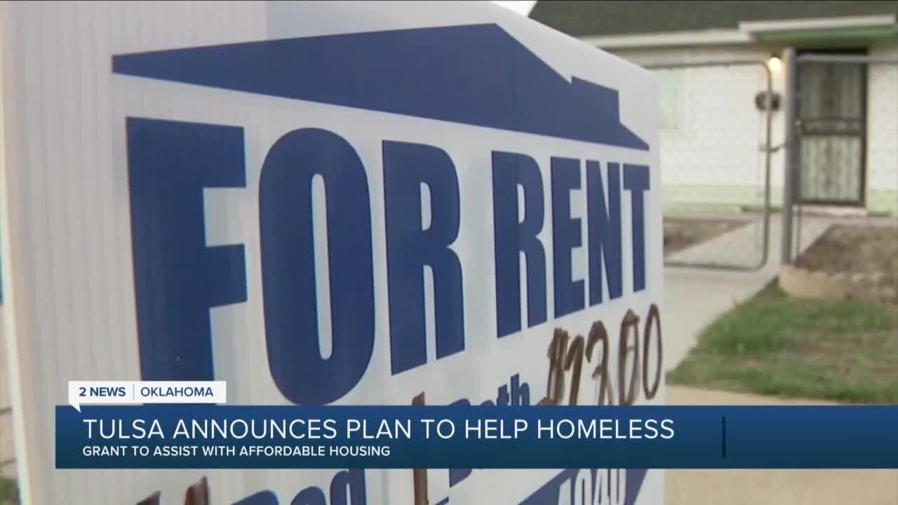 Tulsa announces plan meant to help homeless