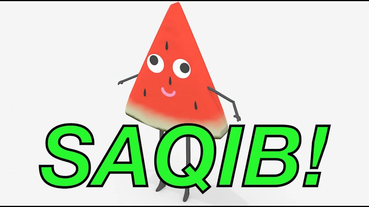 Happy Birthday SAQIB! - WATERMELON Birthday Song