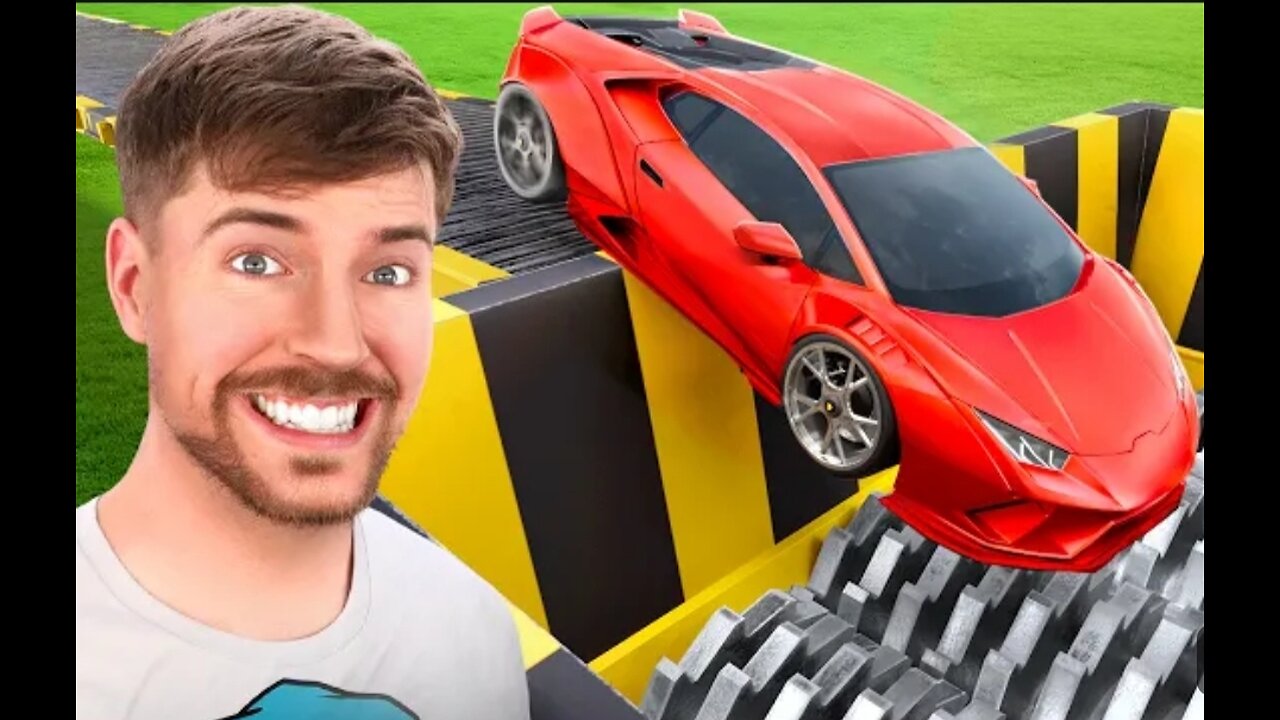 Mr beast Lamborghini vs shredder