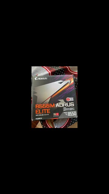 B550m Aorus Elite do ALIEXPRESS - Unboxing Placa Mãe do Aliexpress #shorts