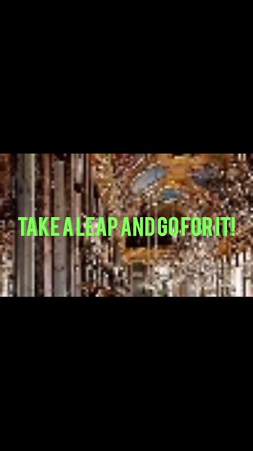 Take a leap and go for it! 💪