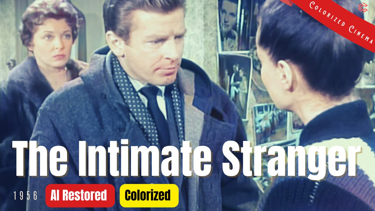 The Intimate Stranger (1956) | Colorized | Subtitled | Richard Basehart | British Film Noir Drama