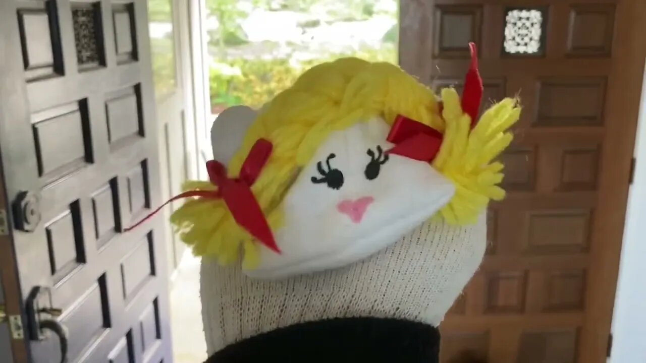 Puppet Wife threatens me with scissor mandate.