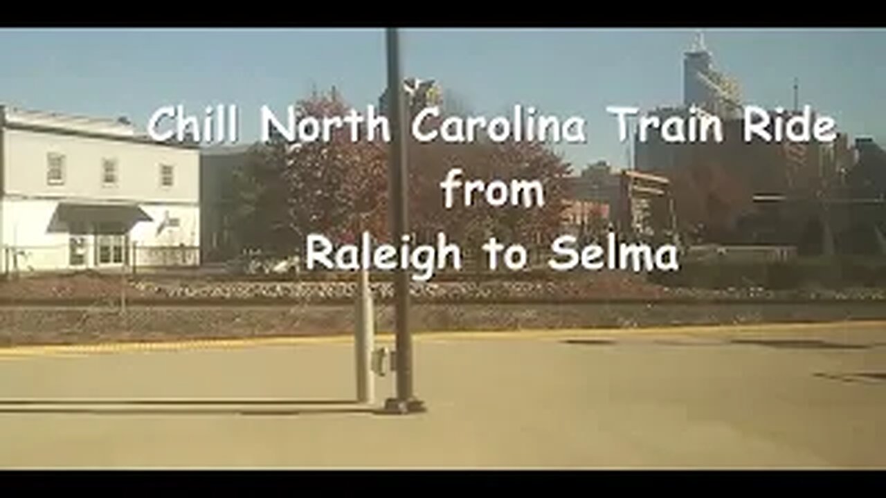 Chill North Carolina Train Ride from Raleigh to Selma winter 22 23