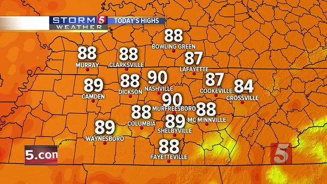 Lelan's Afternoon Forecast: Sunday, July 16, 2017