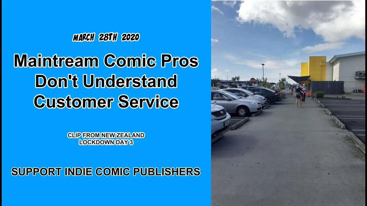 #ComicPros #CustomerService The Narrative 2020 Mainstream ComicPros Don't Understand CustomerService