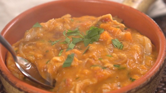 West African chicken peanut stew