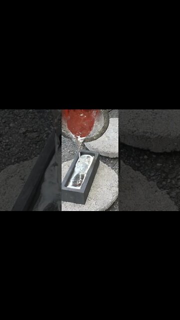 Relaxing Pouring of Molten Metal -Relax -Asmr metal melting -for You #asmr #fyp #relaxing