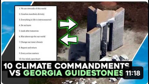 10 Climate Commandments VS 10 Georgia GuideStones Guidelines