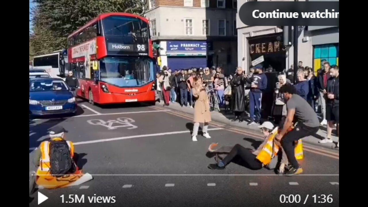 CLIMATE PROTESTERS SHUT DOWN DC AND ENGLAND ROADS - I ASK THEM TO GET ON REAL SOLUTIONS