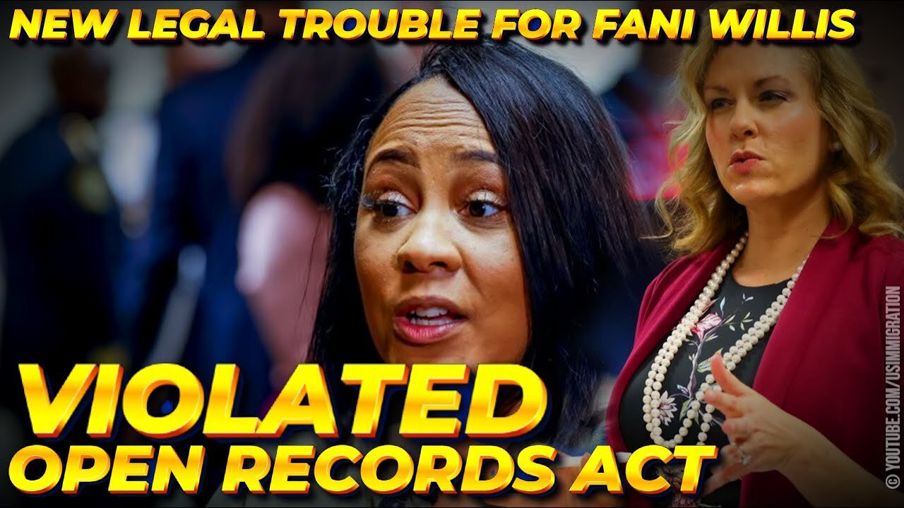 BREAKING🔥 Fani Willis DISQUALIFICATION Saga - FANIS DA office VIOLATED Open Records Act🚨New Lawsuit