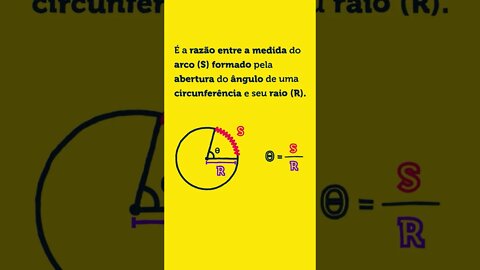 O que é um RADIANO? | Matemática: Geometria #Shorts