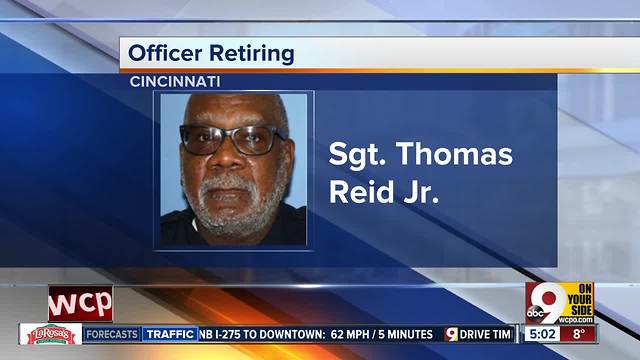 Cincinnati's longest-serving police officer retiring Thursday