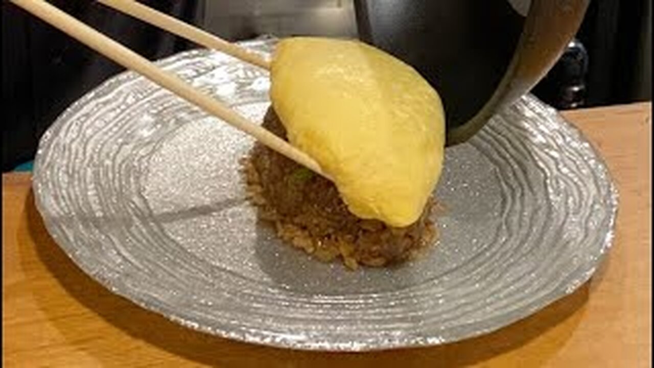 kichikichi Greatest Omurice Artist, Omelet Rice - Kyoto Japan