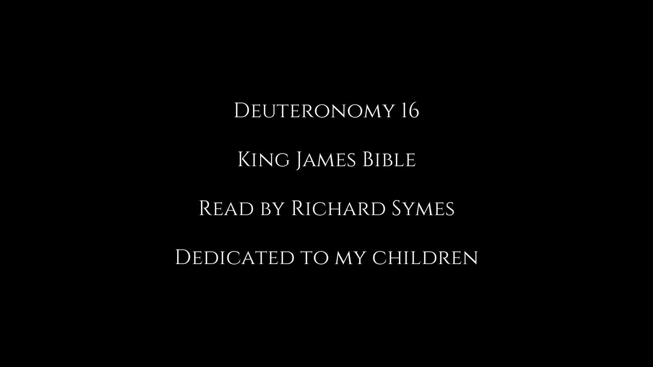 Deuteronomy 16