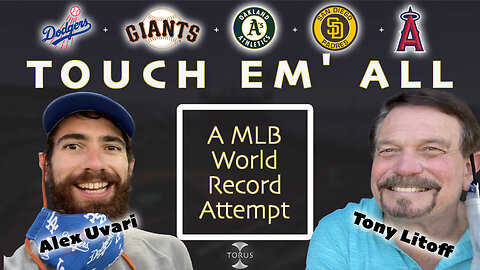 TOUCH EM' ALL - A MLB WORLD RECORD with Dodger Superfan Tony Litoff