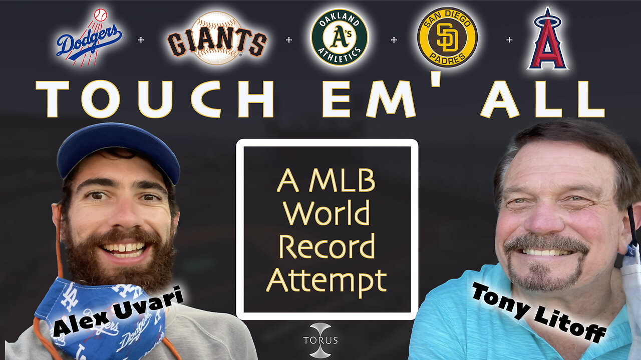 TOUCH EM' ALL - A MLB WORLD RECORD with Dodger Superfan Tony Litoff