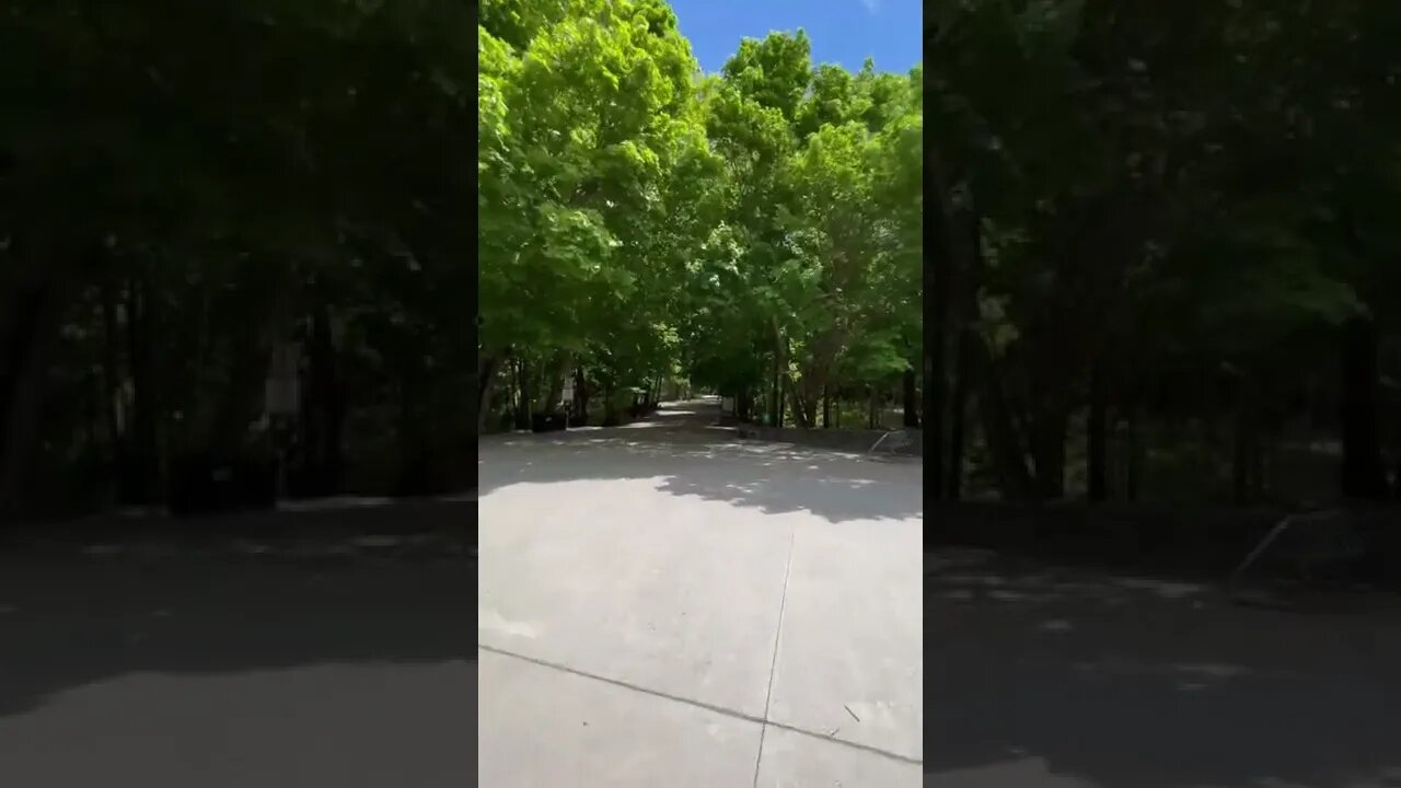Walking into Point Pleasant Park Halifax