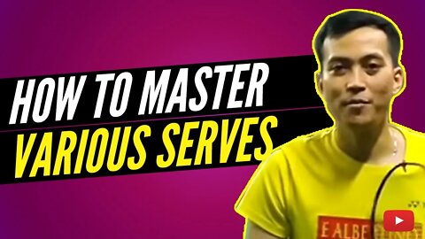 How to Master Various Badminton Serves featuring Eben Albertinos (Indonesian with English Subtitles)