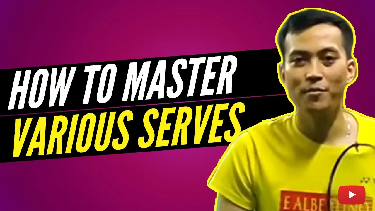 How to Master Various Badminton Serves featuring Eben Albertinos (Indonesian with English Subtitles)