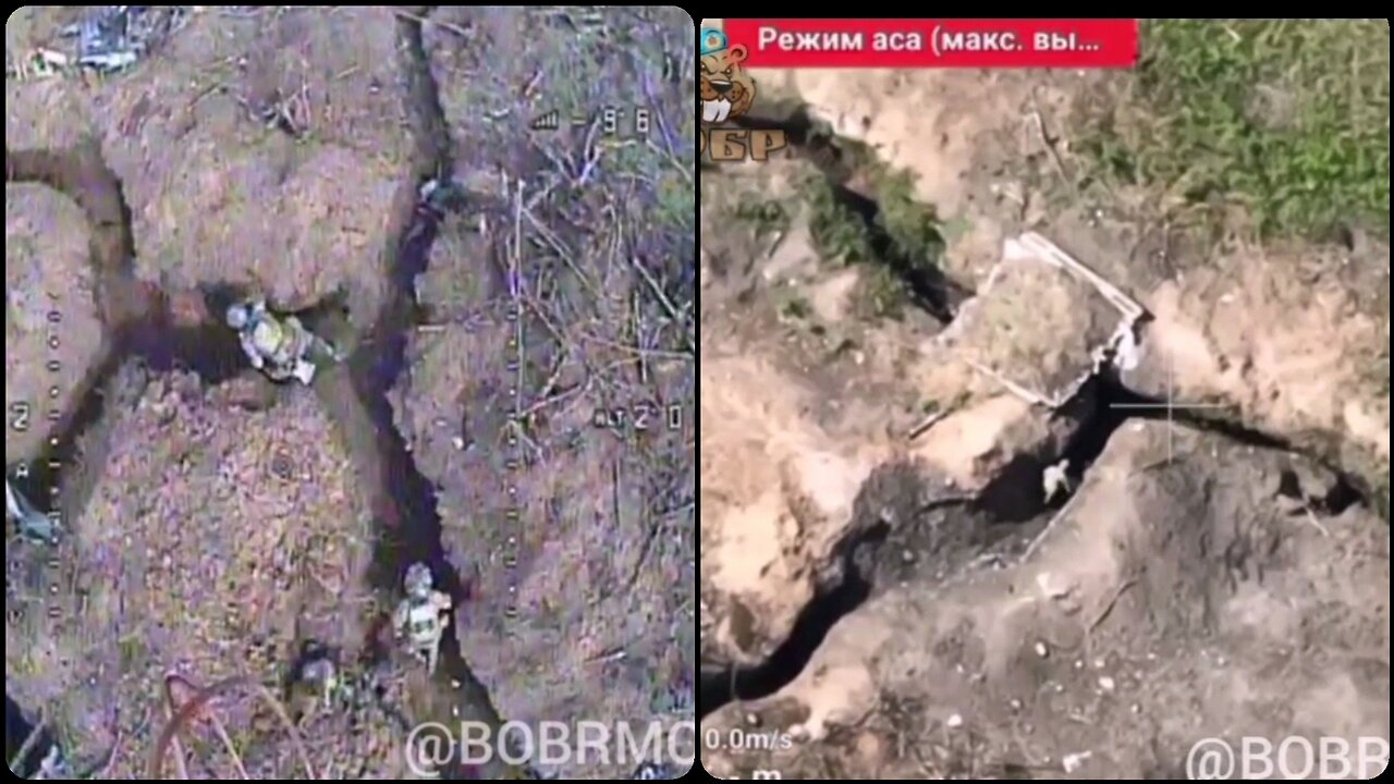 Russian Kamikaze drones attacking Ukrainian soldiers and their positions!
