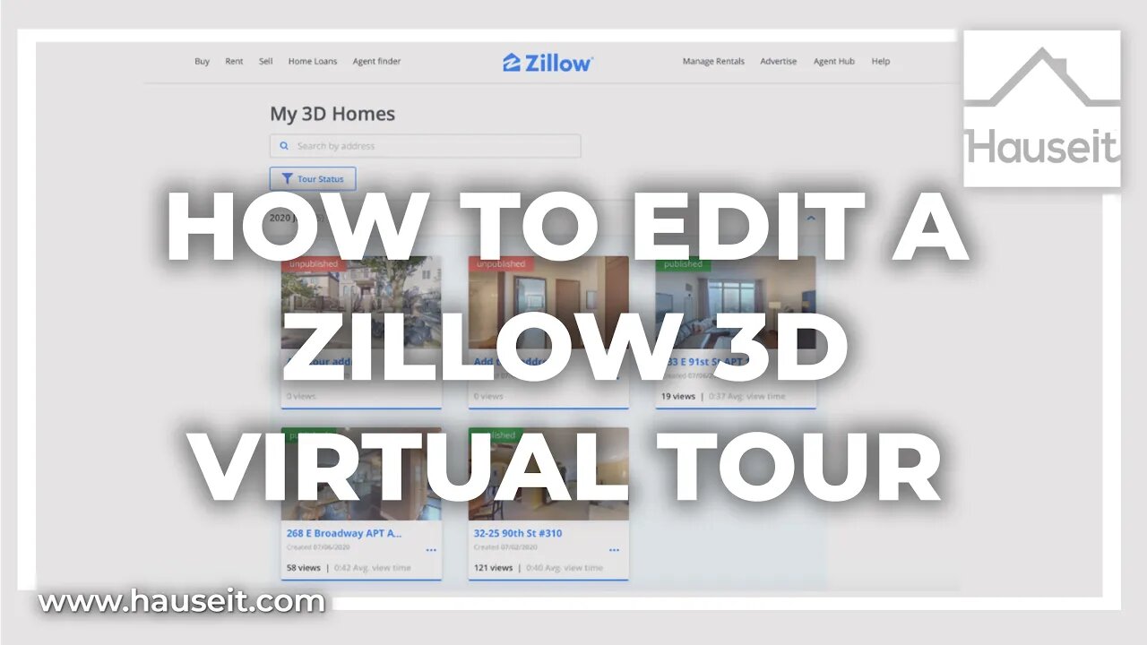 How to Edit a Zillow 3D Virtual Tour Using My 3D Homes on Desktop [Tutorial]