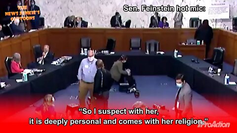 Sen. Feinstein hot mic in the Barrett hearing.