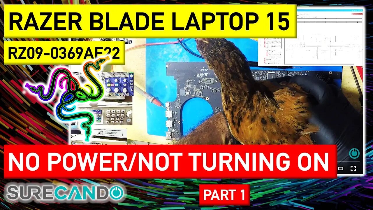 Razer Blade 15 Not Charging or Turning On_ Diagnosis & Repair Attempt Guide (Part 1) RZ09-0369AE22