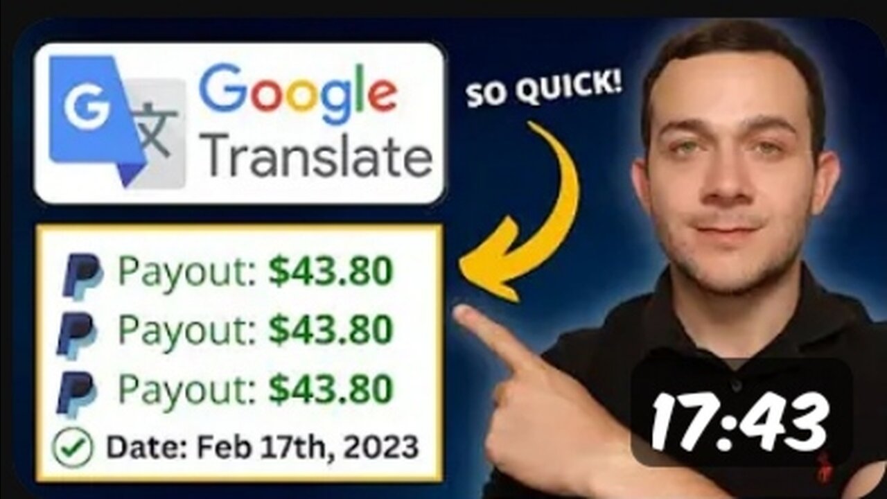 GET PAID +$43.80 EVERY 30 MINUTES FROM GOOGLE TRANSLATE! (MAKE MONEY ONLINE 2023)