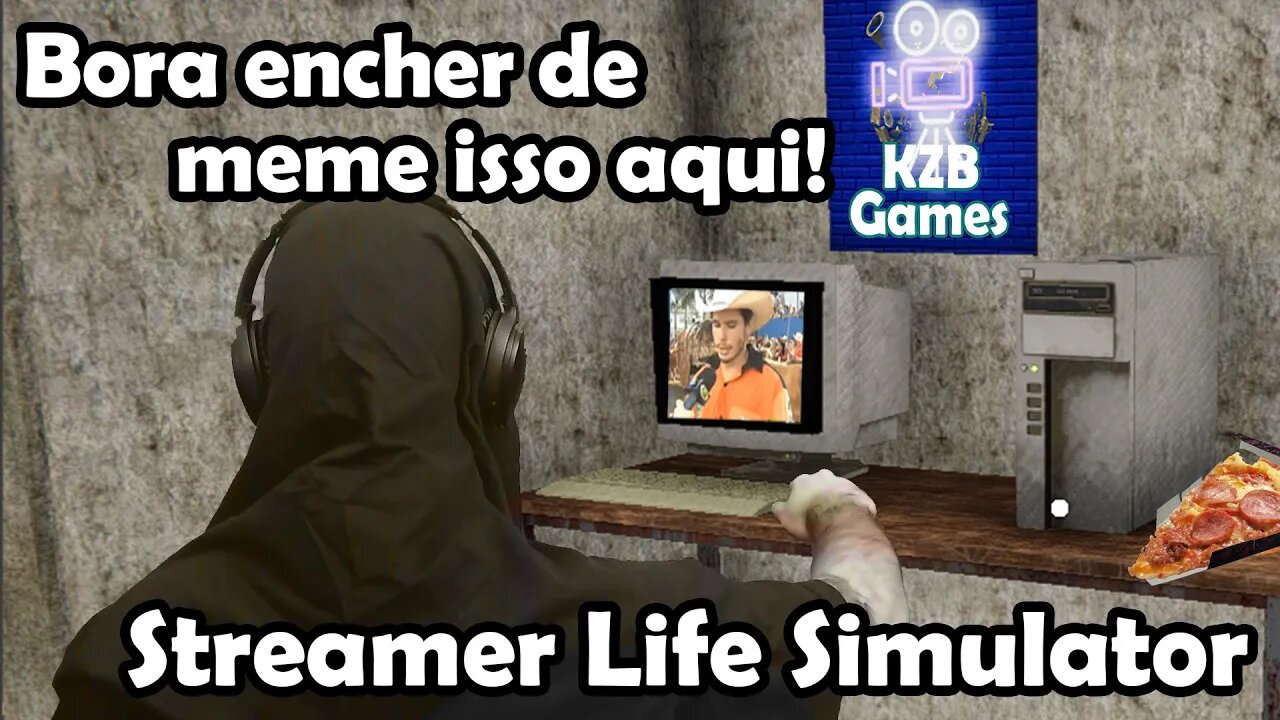 Bora encher de meme isso aqui! Streamer Life Simulator Gameplay PT BR