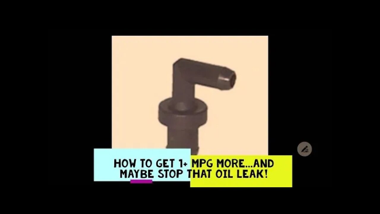 How to Get an EXTRA 1+ mile per gallon/SAVE some MONEY/and maybe stop that pesky OIL LEAK