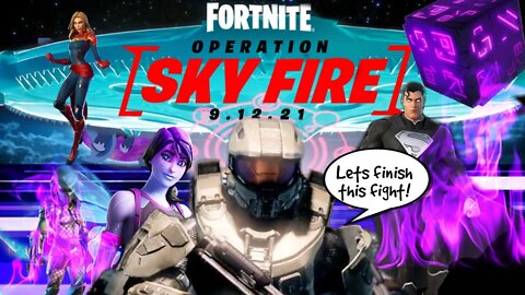 Master Chief FINISHES THE FIGHT / OPERATION: SKY FIRE / FORTNITE SEASON 7 ENDING