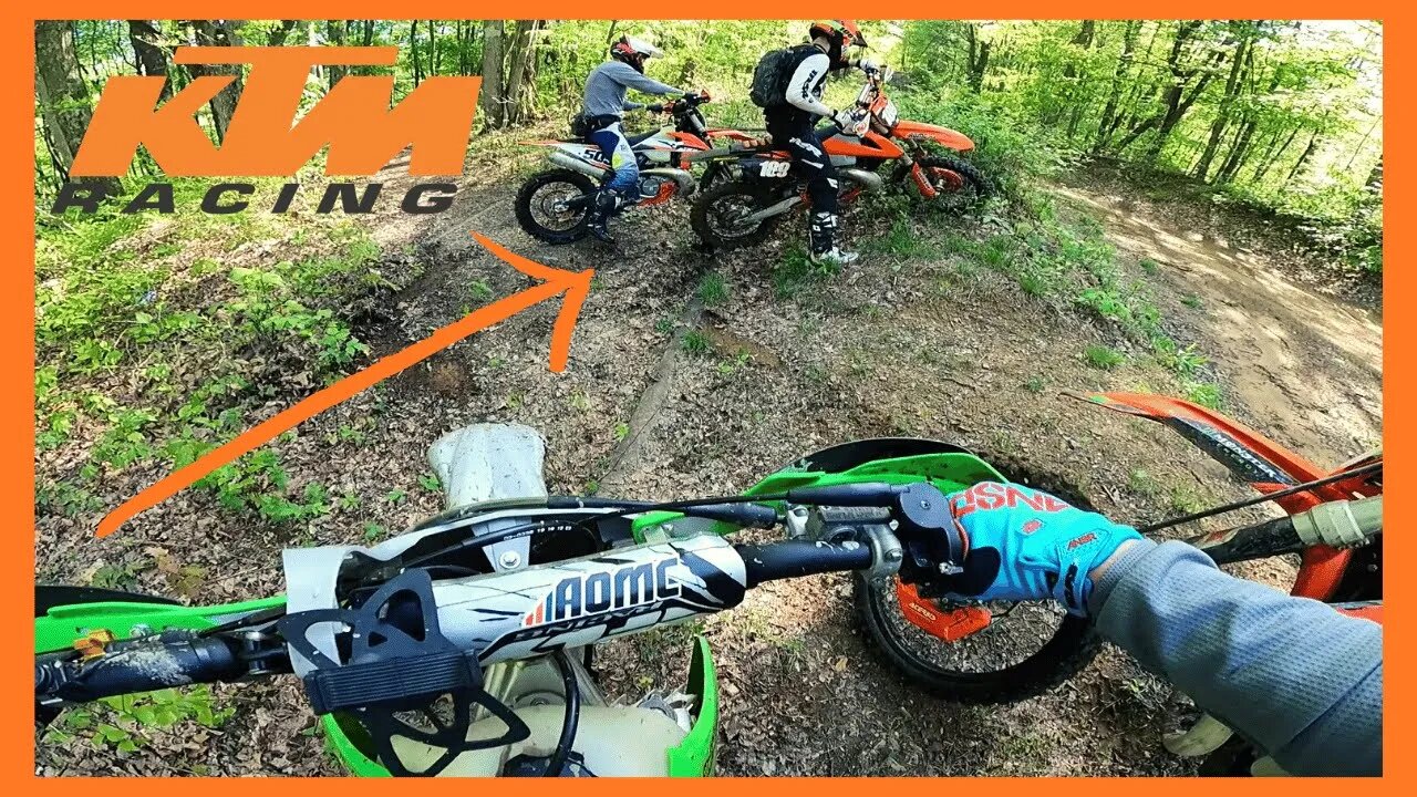 KX250 Singletrack (Chasing KTMs)