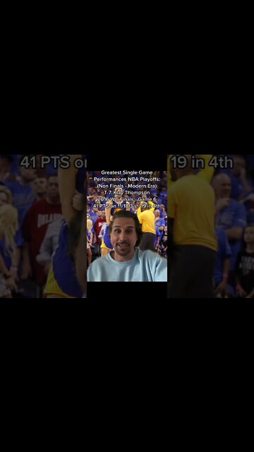 Greatest Playoff Performances (Non-NBA Finals Edition) Modern Era #shorts