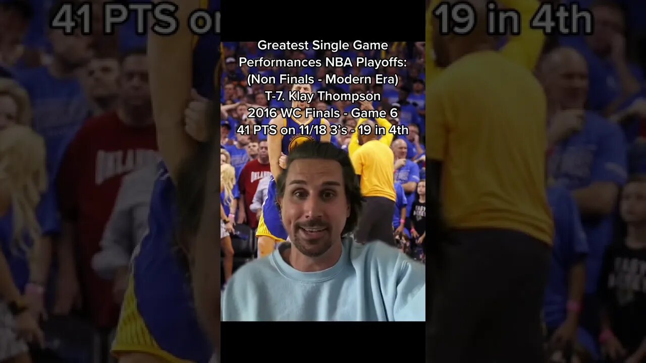 Greatest Playoff Performances (Non-NBA Finals Edition) Modern Era #shorts