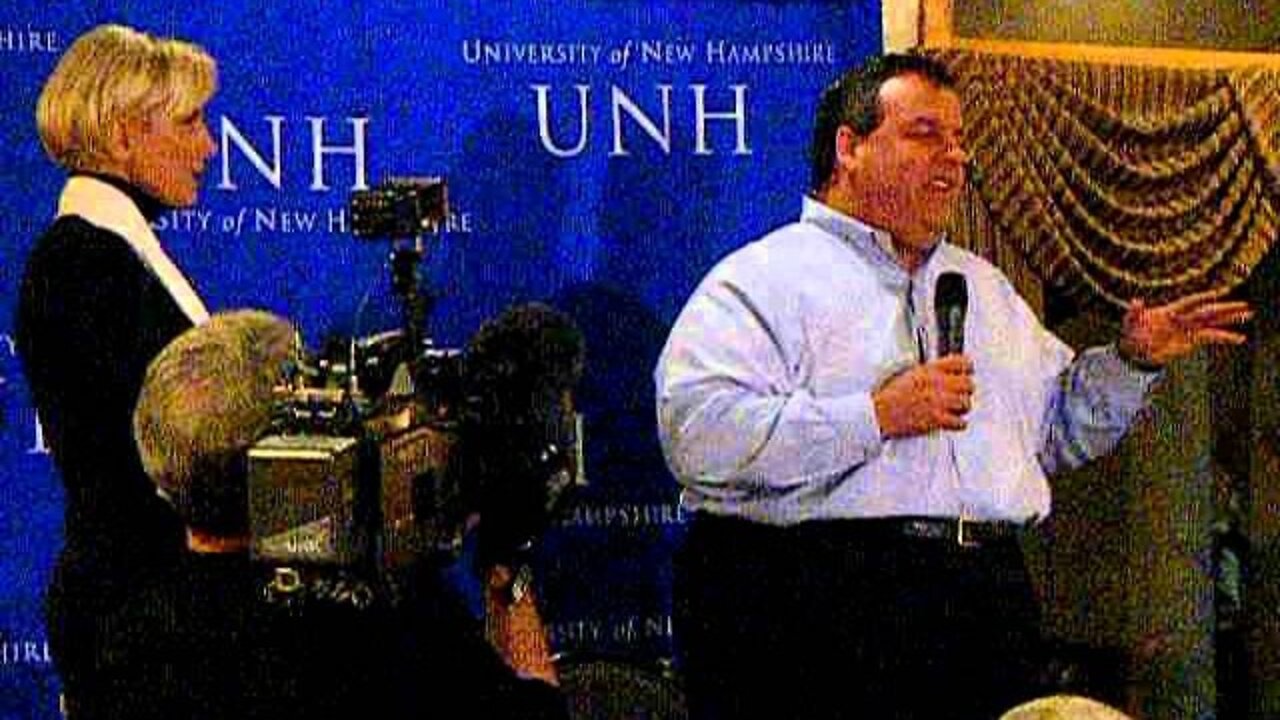 Chris Christie talks at the Morning Joe Town Hall 1-8-12
