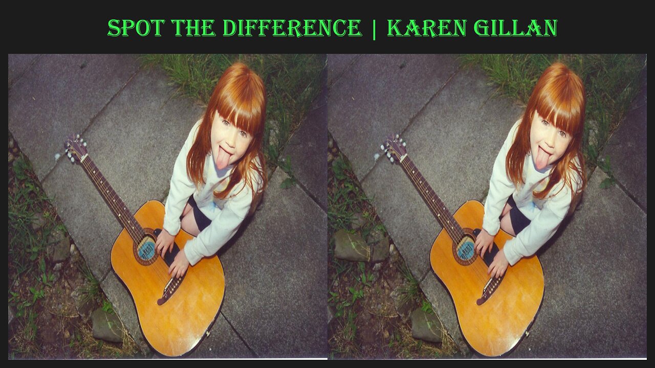 Spot the difference | Karen Gillan