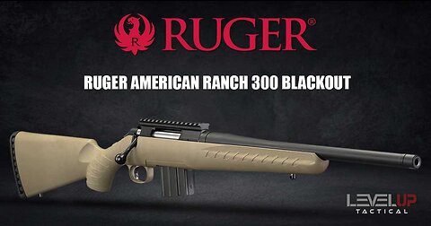 Ruger American Rifle 300 AAC Blackout - MVP Selection