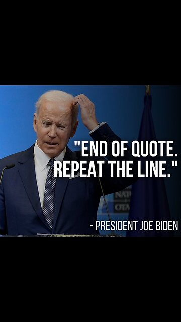 Sleepy JOE at His Best lol