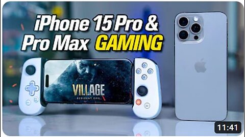 iPhone15 Pro & 15 Pro Max Gaming- PS5 Level