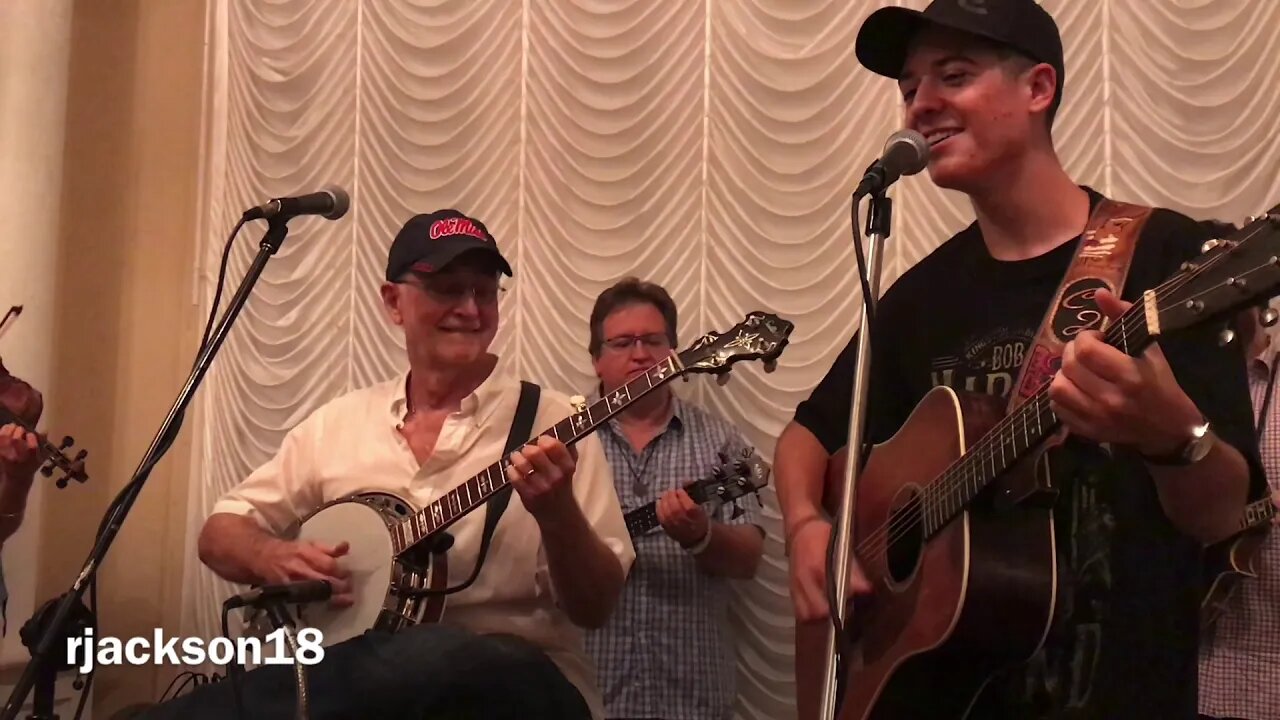 Carl Jackson on Banjo and Col. Isaac Moore Covering, "Ridin That Midnight Train"