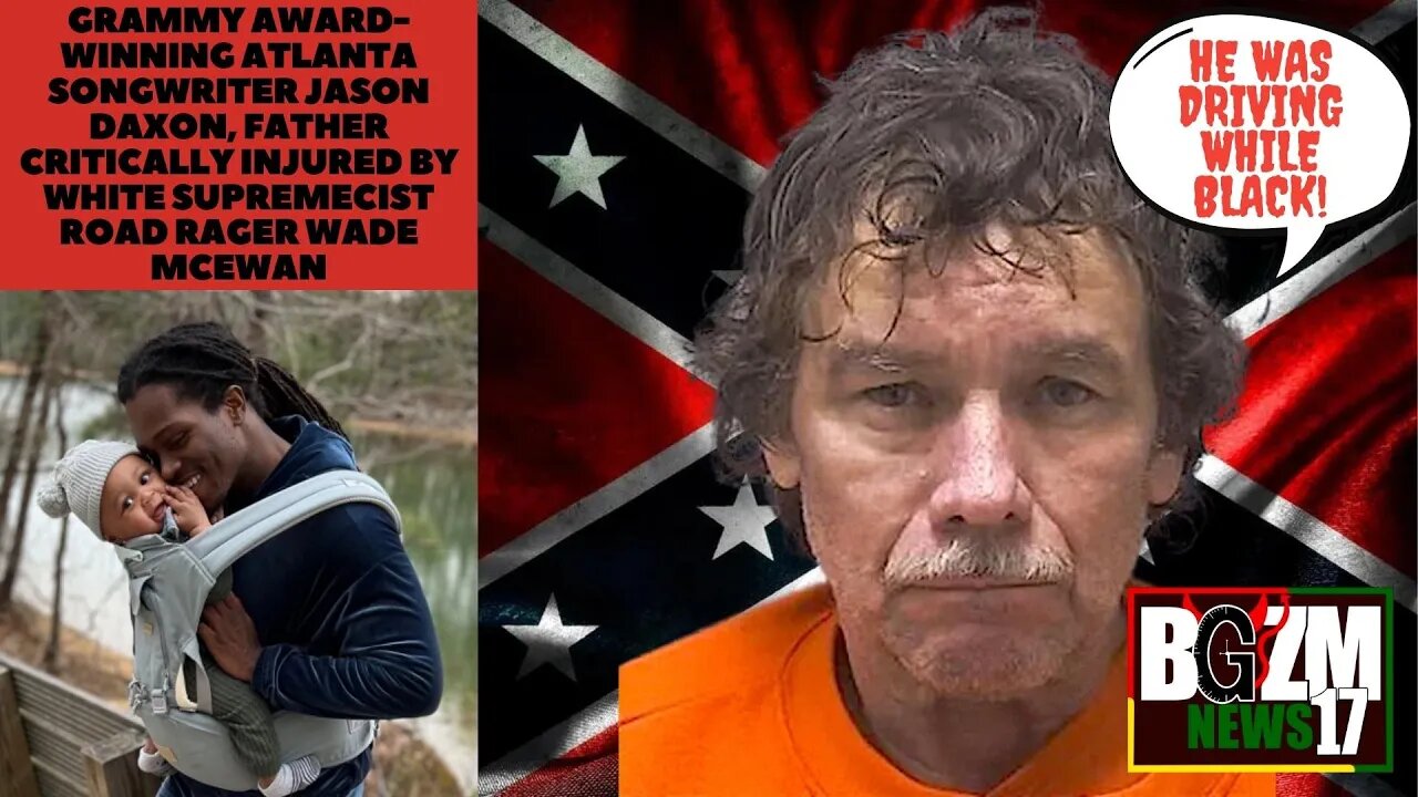 Grammy Winning ATL songwriter @Jason Daxon Shot 14x by White Supremacist Road Rager Wade McEwan
