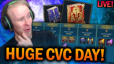 BLASTING PERSONAL CVC REWARDS + Farming a Billion Silver - Raid Shadow Legends