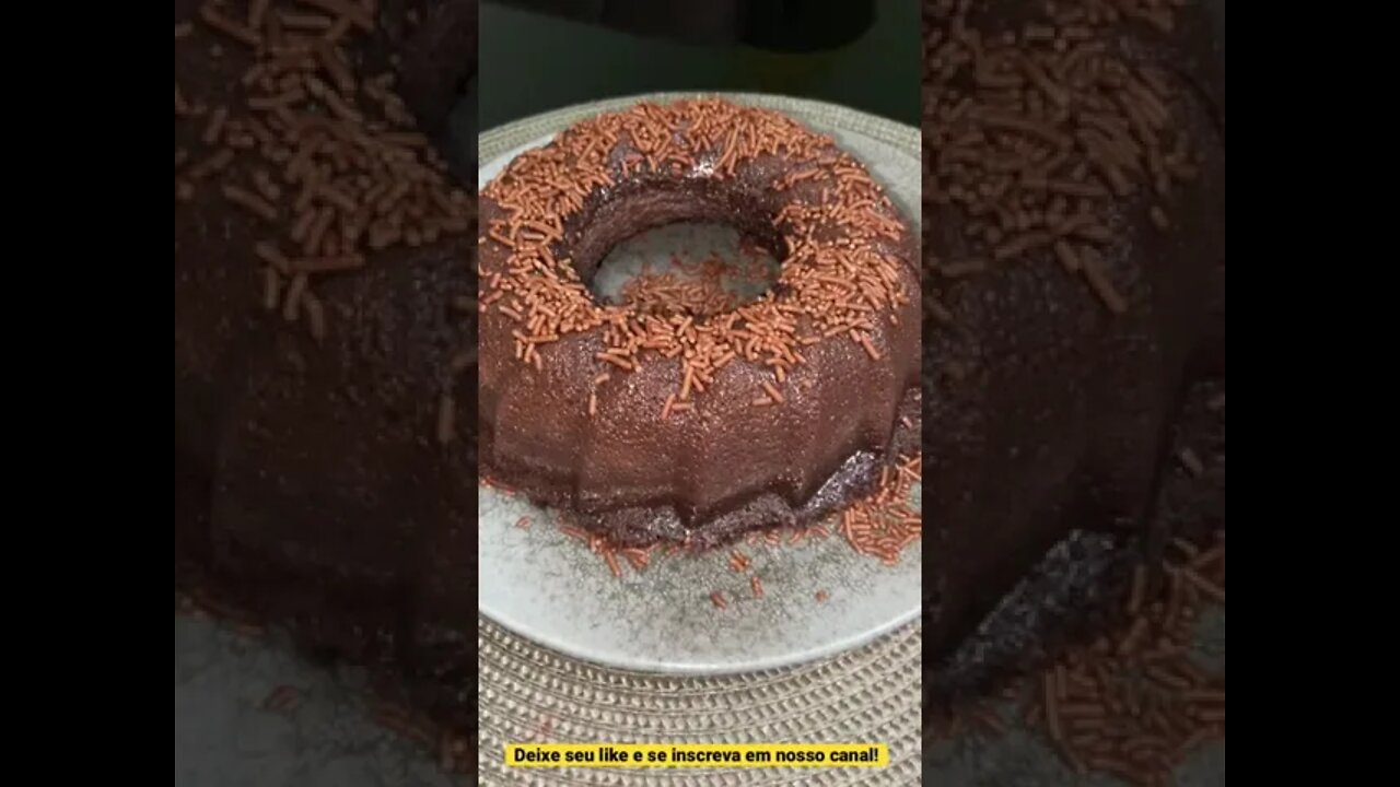 Brigadeirão de microondas, em breve postaremos a receita completa.