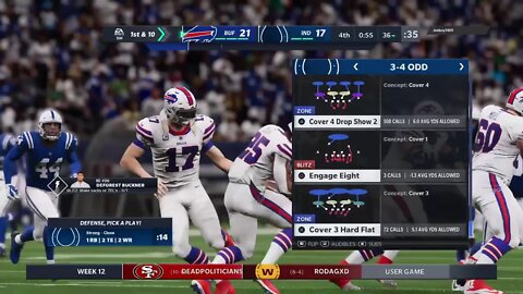 EXECUTIONER747's Live PS4 Broadcast GBL S3W12 vs. Bills