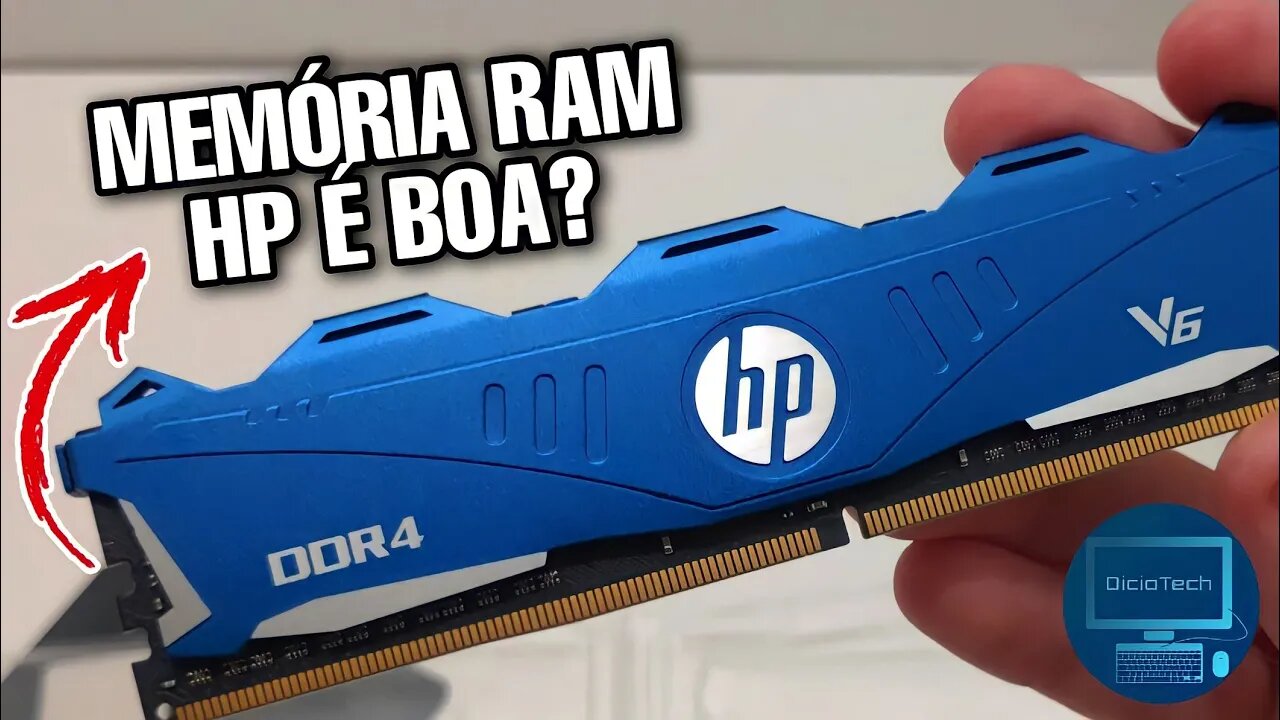 MEMÓRIA RAM HP V6 8GB 3000MHZ - UMA DAS MELHORES ? | Opinião Sincera