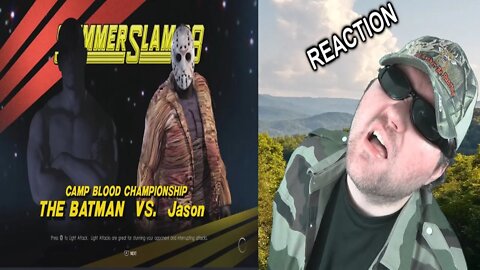 WWE 2K22 The First Camp Blood Championship Match Bruce Wayne Vs Jason Voorhees REACTION!!! (BBT)