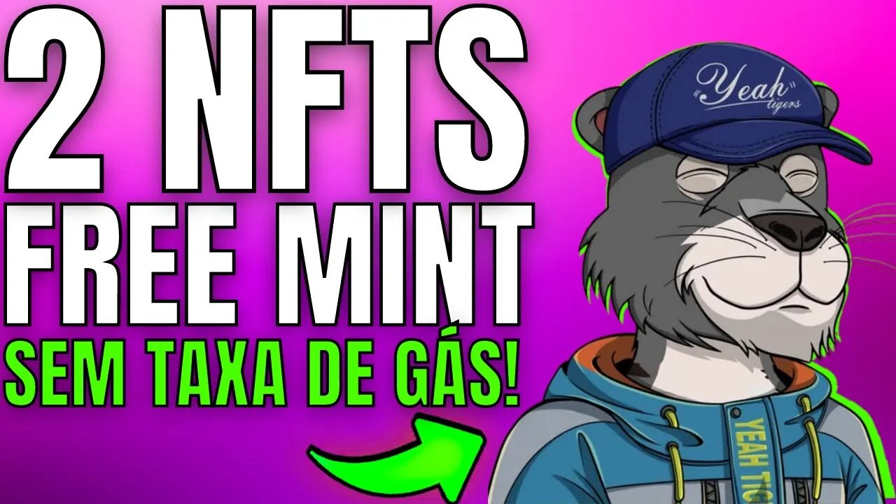 🚨 URGENTE - 2 NFTS GRÁTIS SEM TAXA DE GÁS E UMA TEM UTILIDADE (POR TEMPO LIMITADO!)