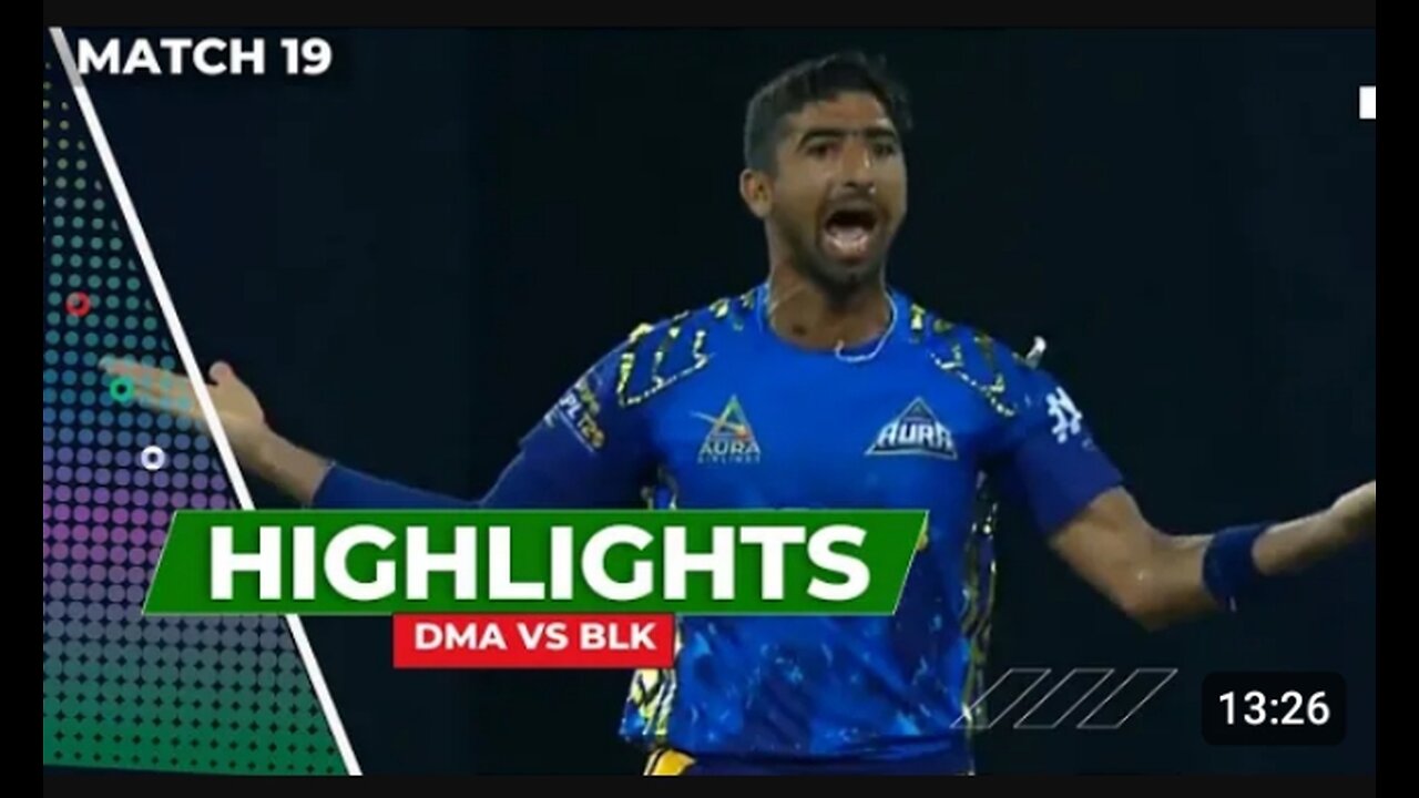 Lpl match 19 highlights , blove kandy