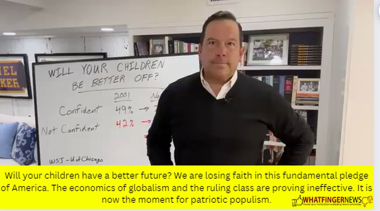 Will your children have a better future? We are losing faith in this fundamental pledge of America